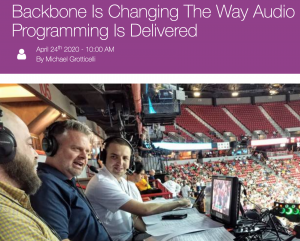 Backbone makes collaborative, distributed audio broadcasts easy in The Broadcast Bridge